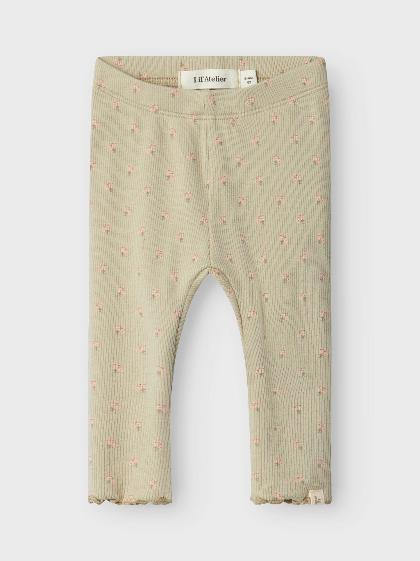 Lil Atelier Baby | Gago Slim Leggings - Moss Gray