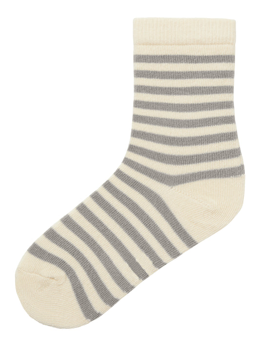 Lil Atelier | Diogo stripe sokker -  Mourning Dove