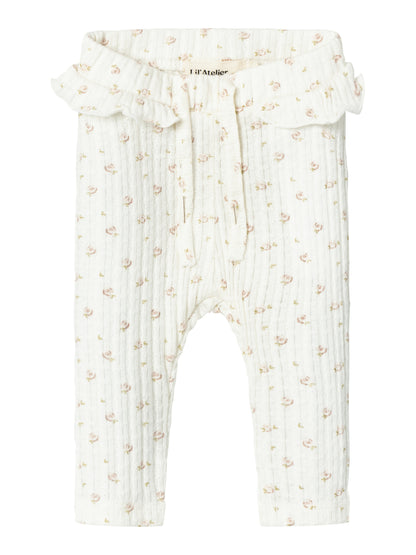 Lil Atelier BABY | Hulla Slim Legging - Coconut Milk
