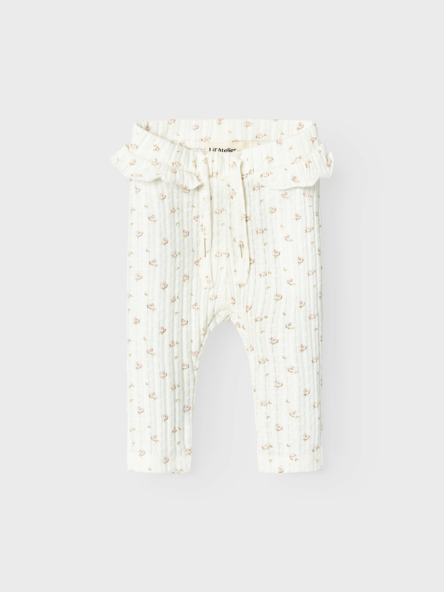 Lil Atelier BABY | Hulla Slim Legging - Coconut Milk
