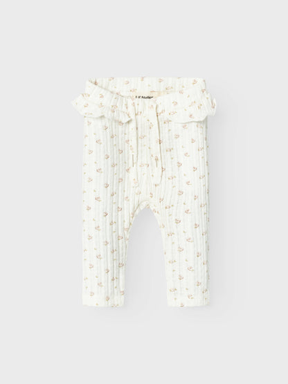 Lil Atelier BABY | Hulla Slim Legging - Coconut Milk