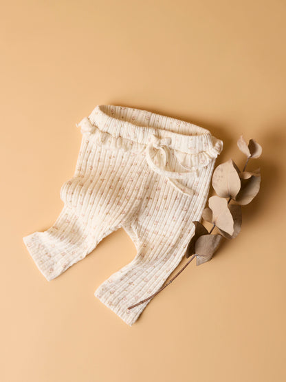 Lil Atelier BABY | Hulla Slim Legging - Coconut Milk