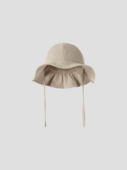 Lil ATelier BABY | Folly Solhatt - Oxford tan