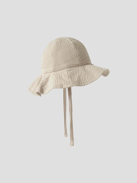 Lil ATelier BABY | Folly Solhatt - Oxford tan