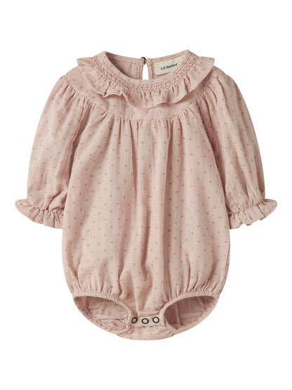 Lil Atelier Baby | Dembe Loose Romper - Peach Whip