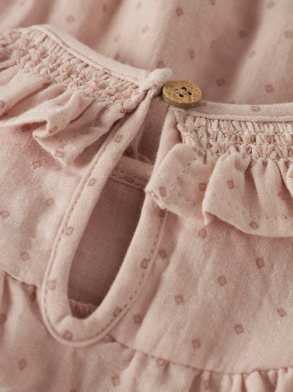 Lil Atelier Baby | Dembe Loose Romper - Peach Whip