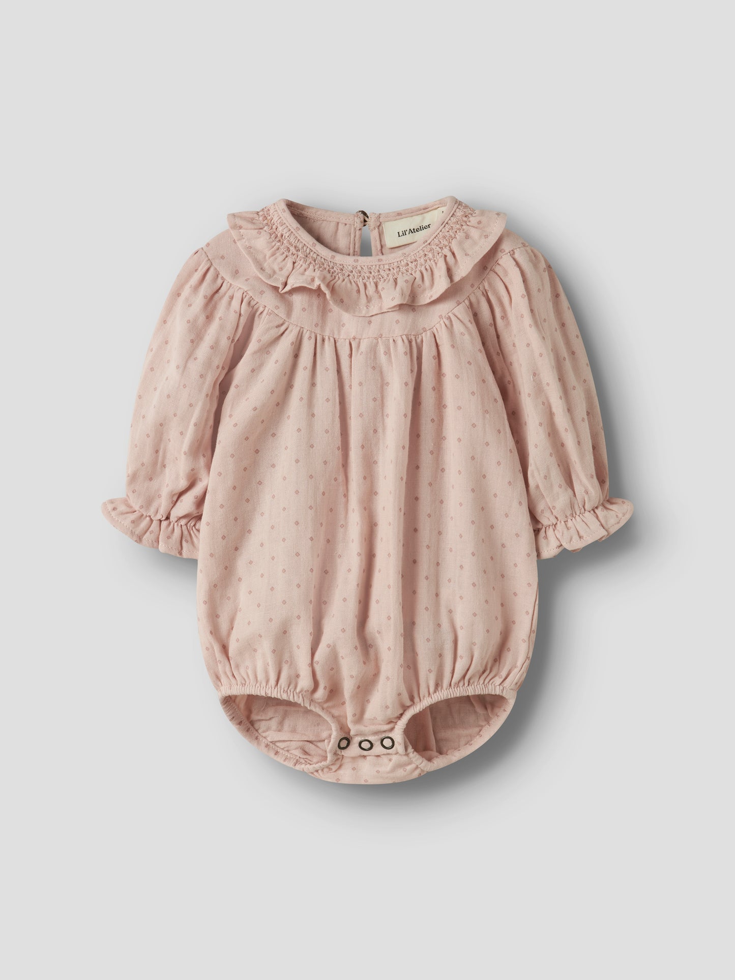 Lil Atelier Baby | Dembe Loose Romper - Peach Whip