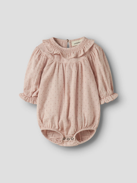 Lil Atelier Baby | Dembe Loose Romper - Peach Whip