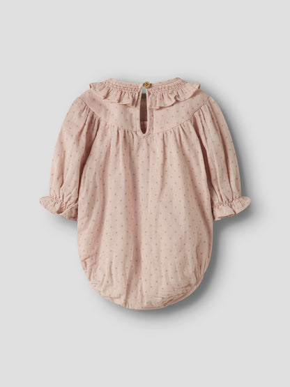 Lil Atelier Baby | Dembe Loose Romper - Peach Whip