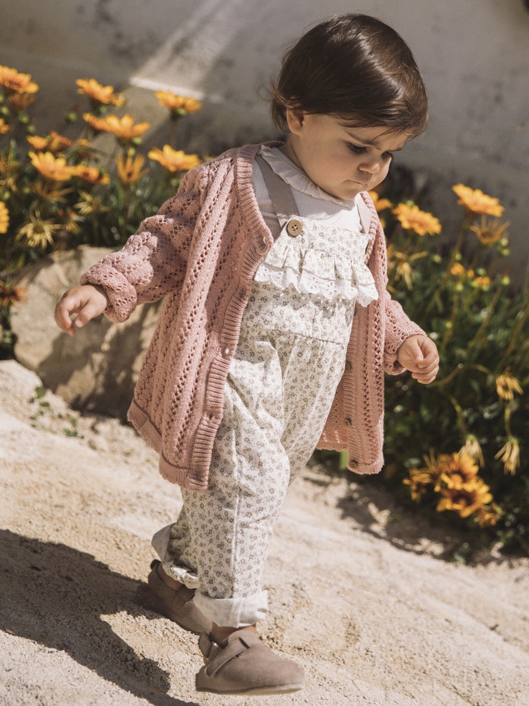 Lil Atelier BABY | Fjola Overall - Coconut Milk