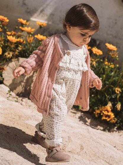 Lil Atelier BABY | Fjola Overall - Coconut Milk