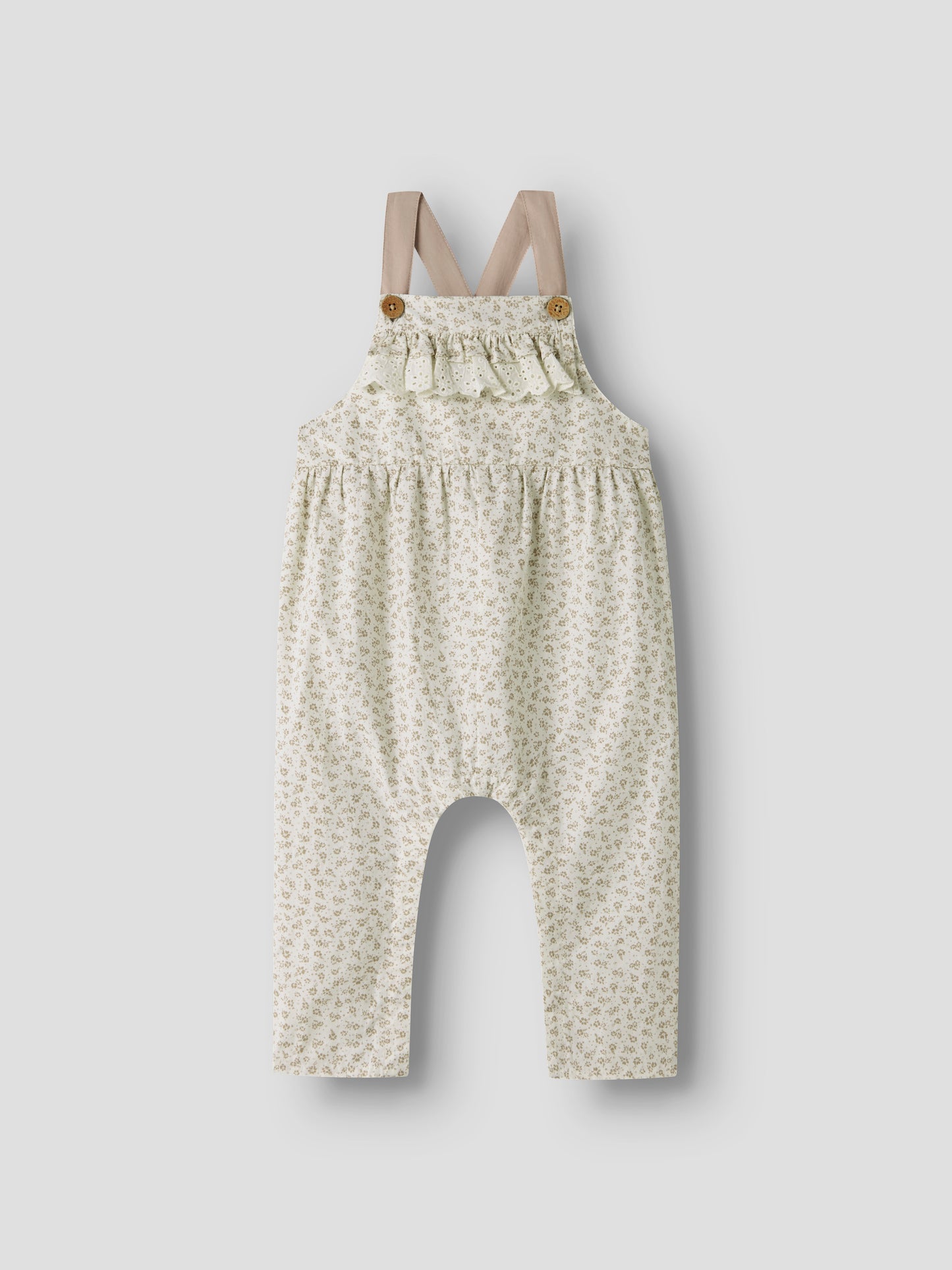 Lil Atelier BABY | Fjola Overall - Coconut Milk