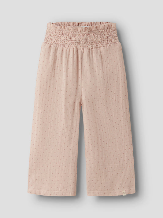 Lil Atelier Mini | Dembe Wide pant - Peach Whip