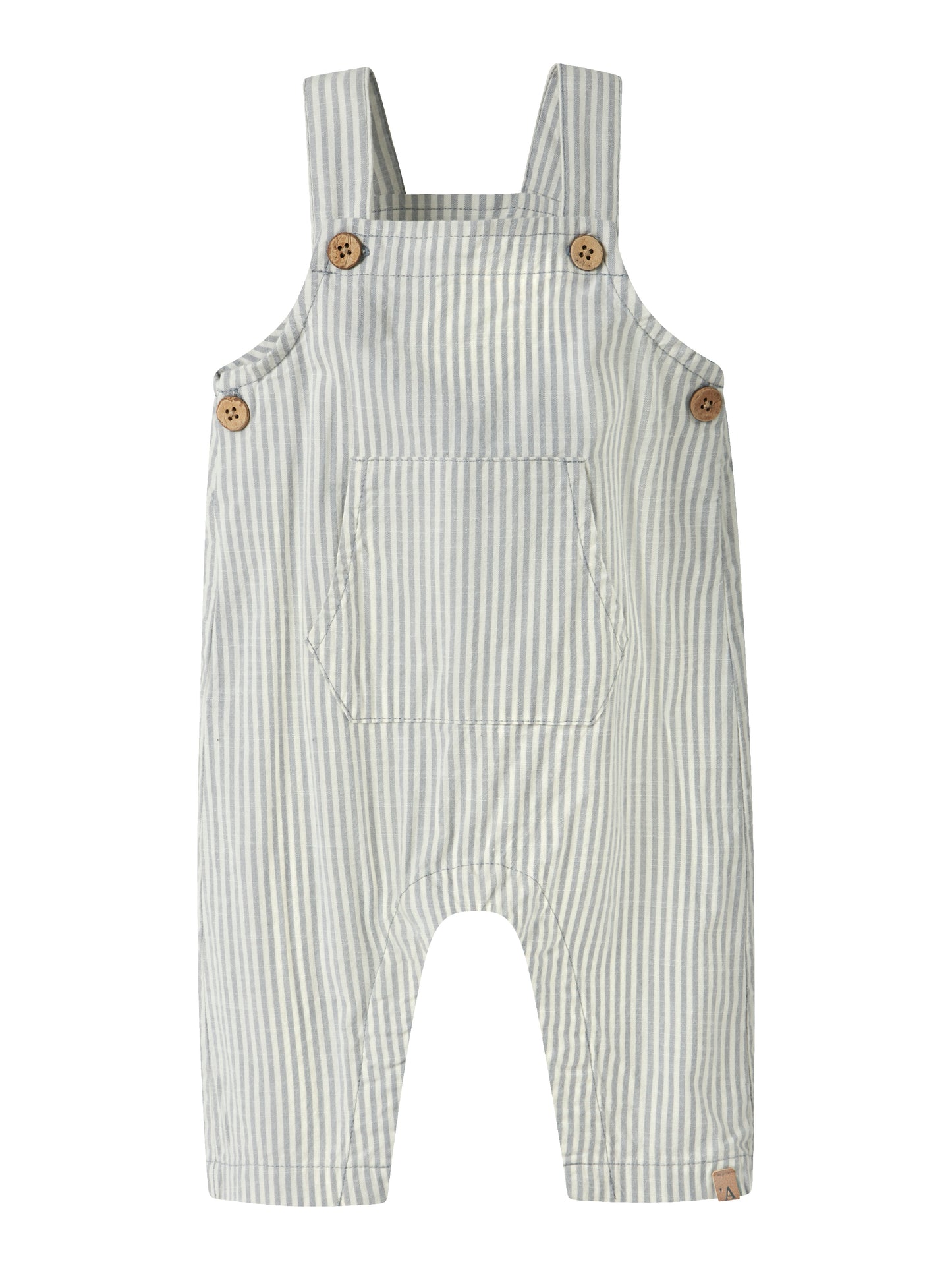 Lil Atelier BABY | Darko Loose Overall - Coconut Milk