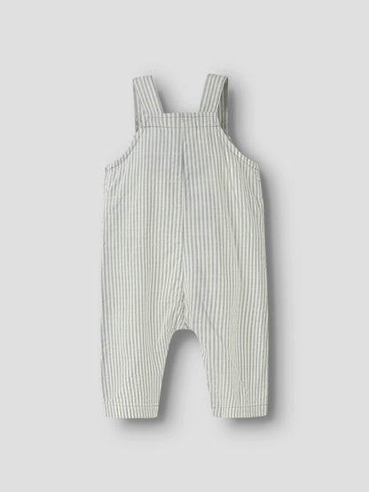 Lil Atelier BABY | Darko Loose Overall - Coconut Milk