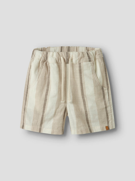 Lil Atelier MINI | Fibert Loose shorts - Coconut Milk