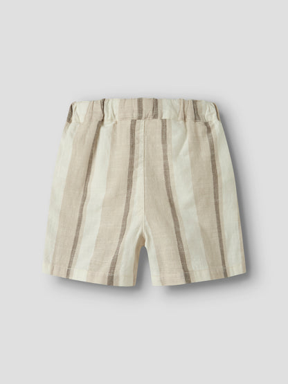 Lil Atelier MINI | Fibert Loose shorts - Coconut Milk