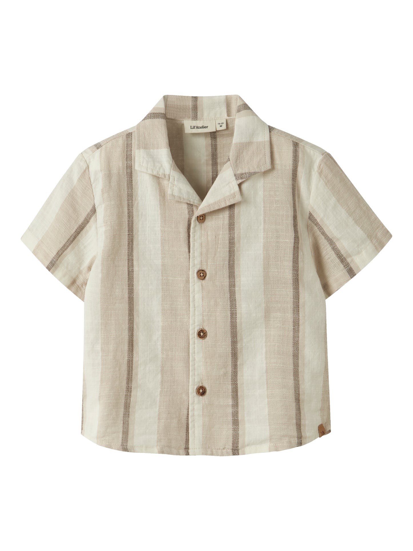Lil Atelier MINI | Fibert Loose shirt - Coconut Milk