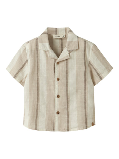 Lil Atelier MINI | Fibert Loose shirt - Coconut Milk