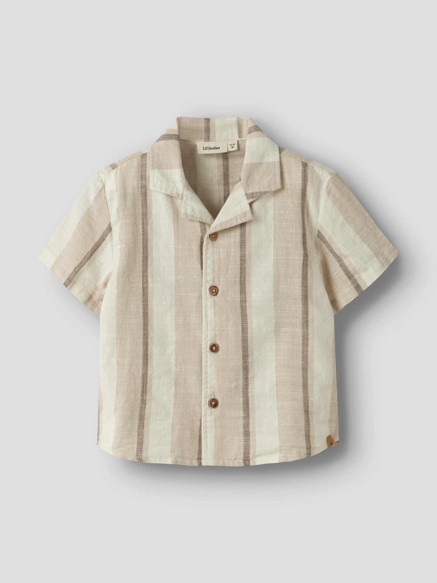 Lil Atelier MINI | Fibert Loose shirt - Coconut Milk