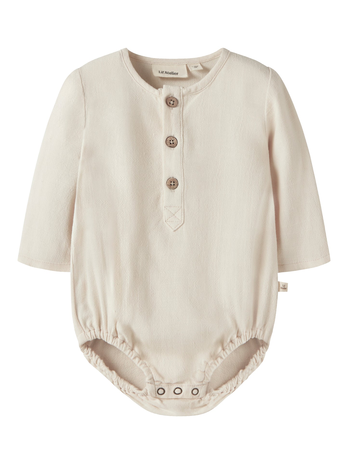 Lil Atelier BABY | Freddie Loose Body Shirt - Coconut Milk