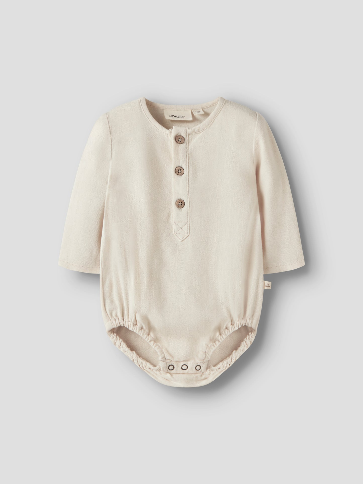 Lil Atelier BABY | Freddie Loose Body Shirt - Coconut Milk