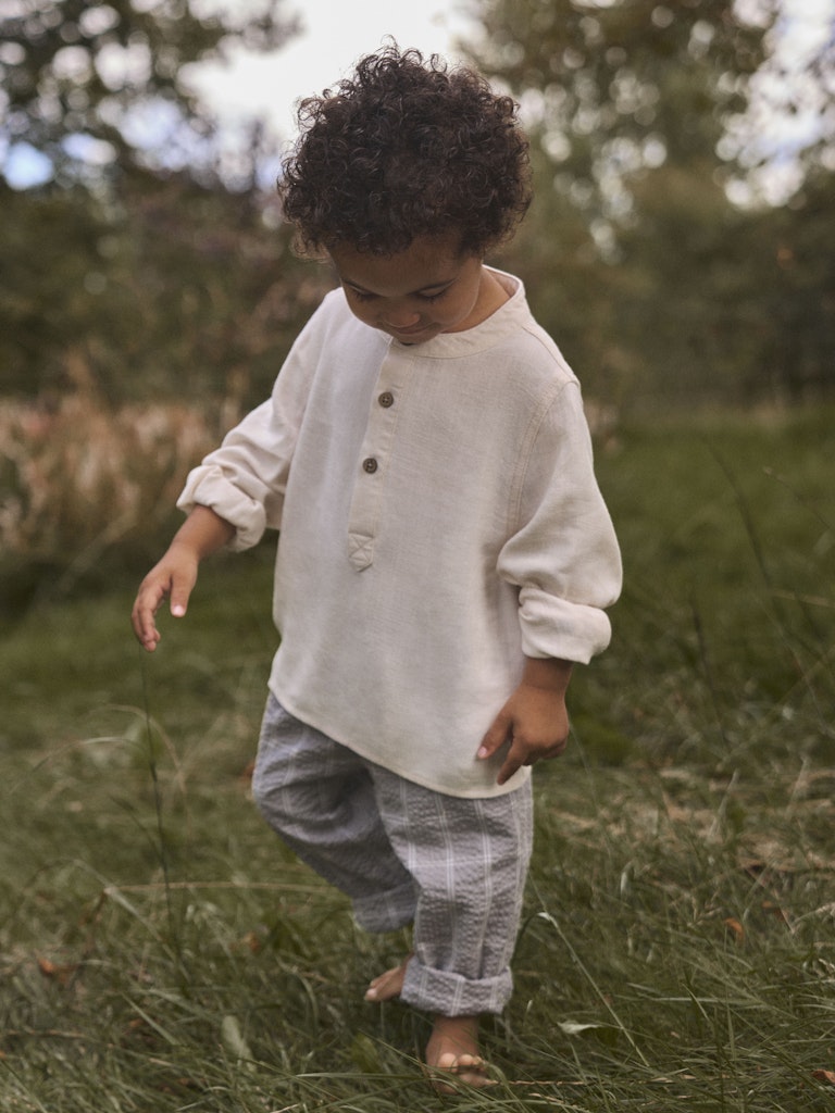 Lil Atelier MINI | Freddie Loose Shirt - Coconut Milk