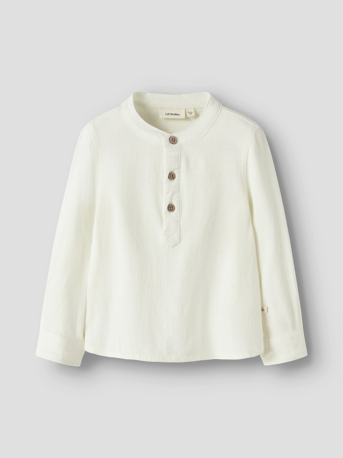 Lil Atelier MINI | Freddie Loose Shirt - Coconut Milk