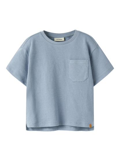 Lil Atelier MINI | Dias Loose Shirt - Dusty Blue