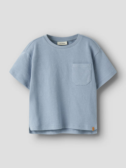 Lil Atelier MINI | Dias Loose Shirt - Dusty Blue