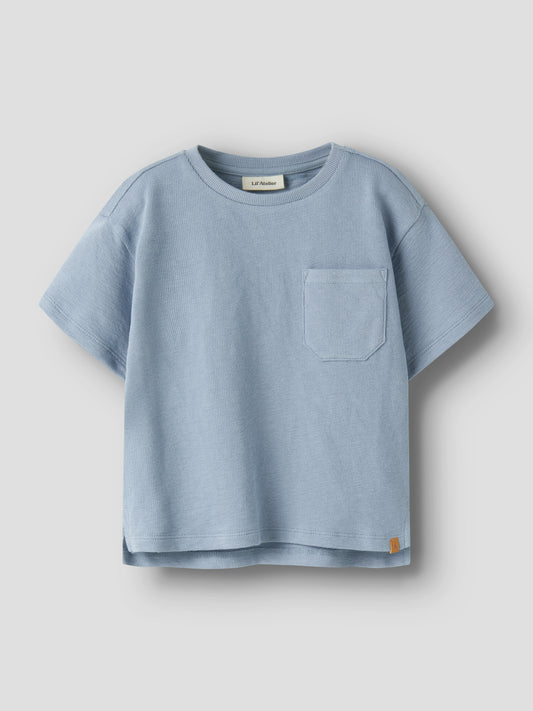 Lil Atelier MINI | Dias Loose Shirt - Dusty Blue
