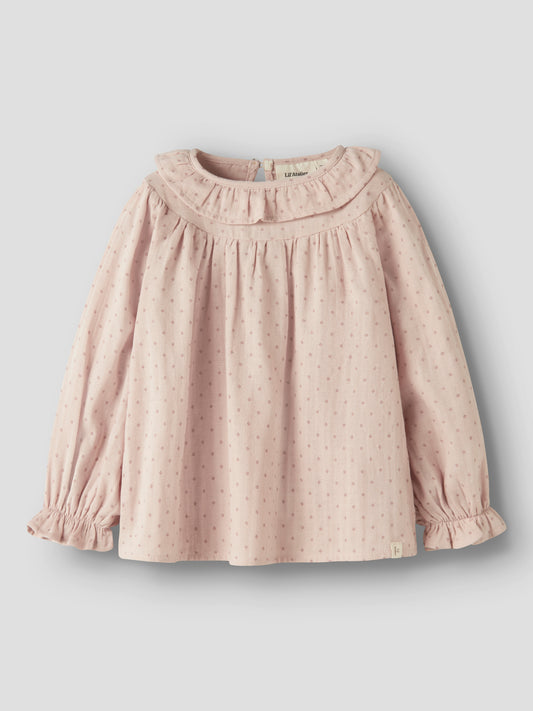 Lil Atelier Mini | Dembe Loose Shirt - Peach Whip