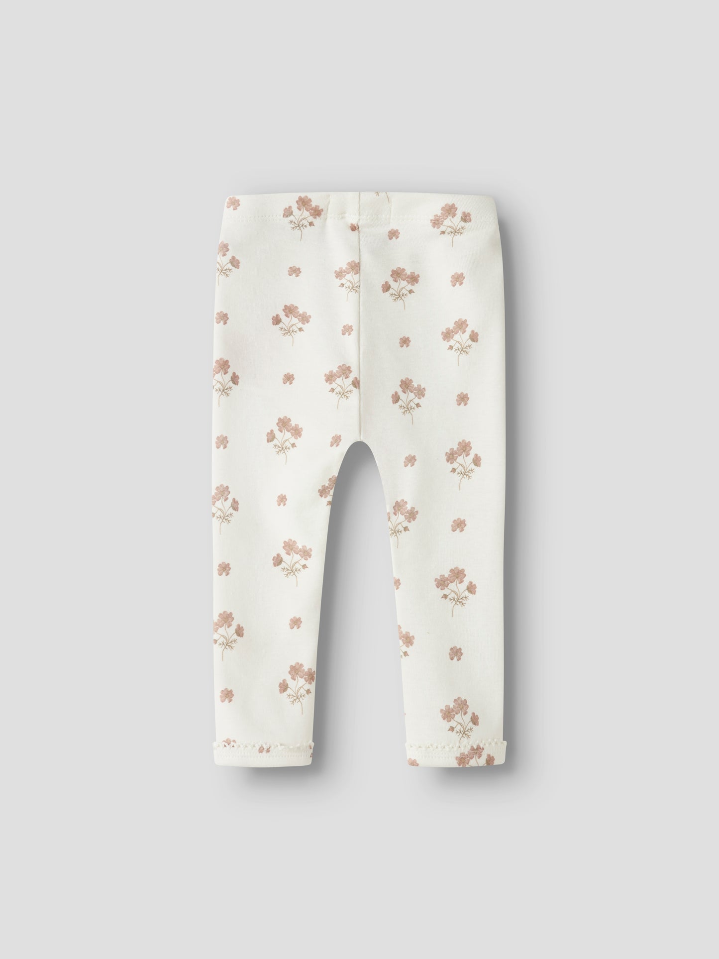 Lil Atelier BABY | Layo Slim Leggings - Coconut Milk FLOWER PINK