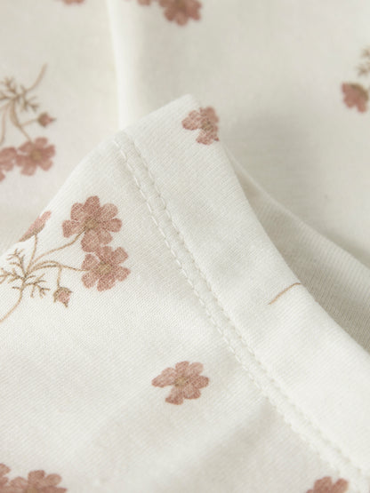 Lil Atelier BABY | Layo Slim Leggings - Coconut Milk FLOWER PINK