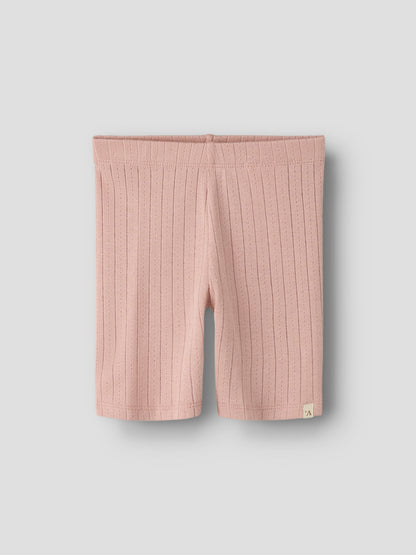 Lil Atelier MINI | Rachel Pointelle Sykkelshorts - Misty Rose