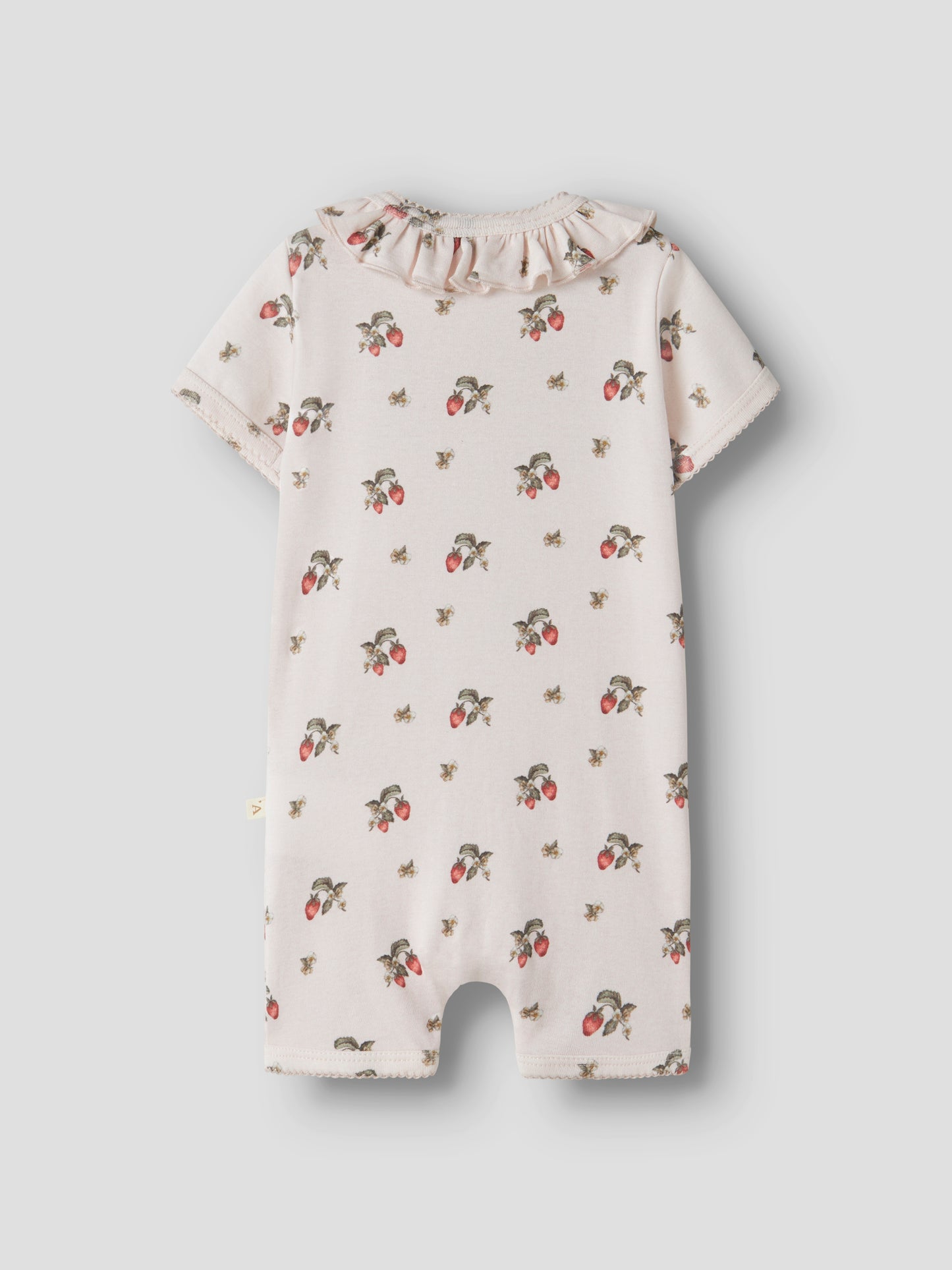 Lil Atelier BABY | Gayo kortermet Onesie - Morganite STRAWBERRY