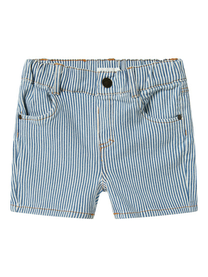 Lil Atelier Mini | Halfdan Loose Shorts - Zen Blue
