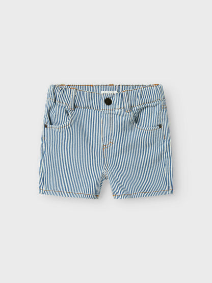 Lil Atelier Mini | Halfdan Loose Shorts - Zen Blue