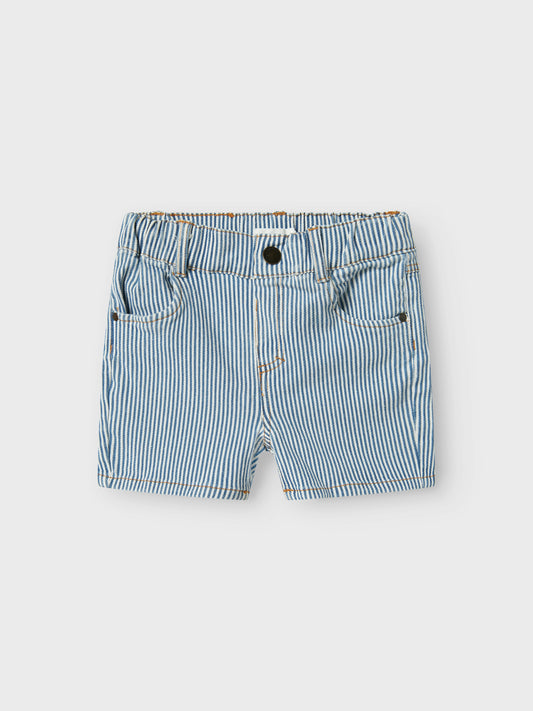 Lil Atelier Mini | Halfdan Loose Shorts - Zen Blue