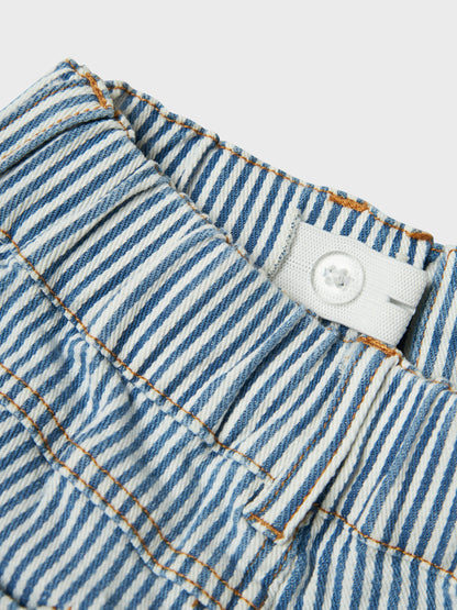 Lil Atelier Mini | Halfdan Loose Shorts - Zen Blue