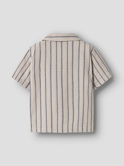 Name it MINI | Jax Reg Shirt - Chateau Gray stripe