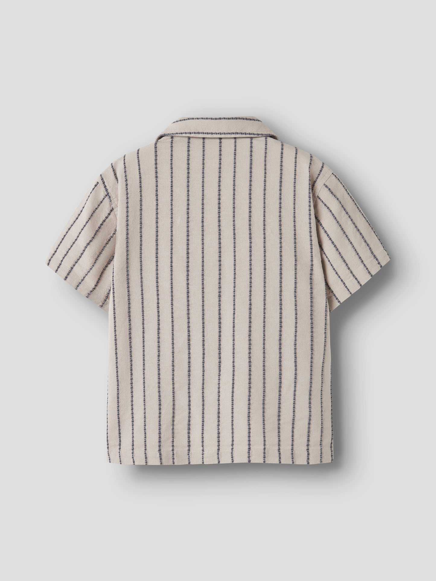 Name it KIDS | Jax Reg Shirt - Chateau Gray Sripe