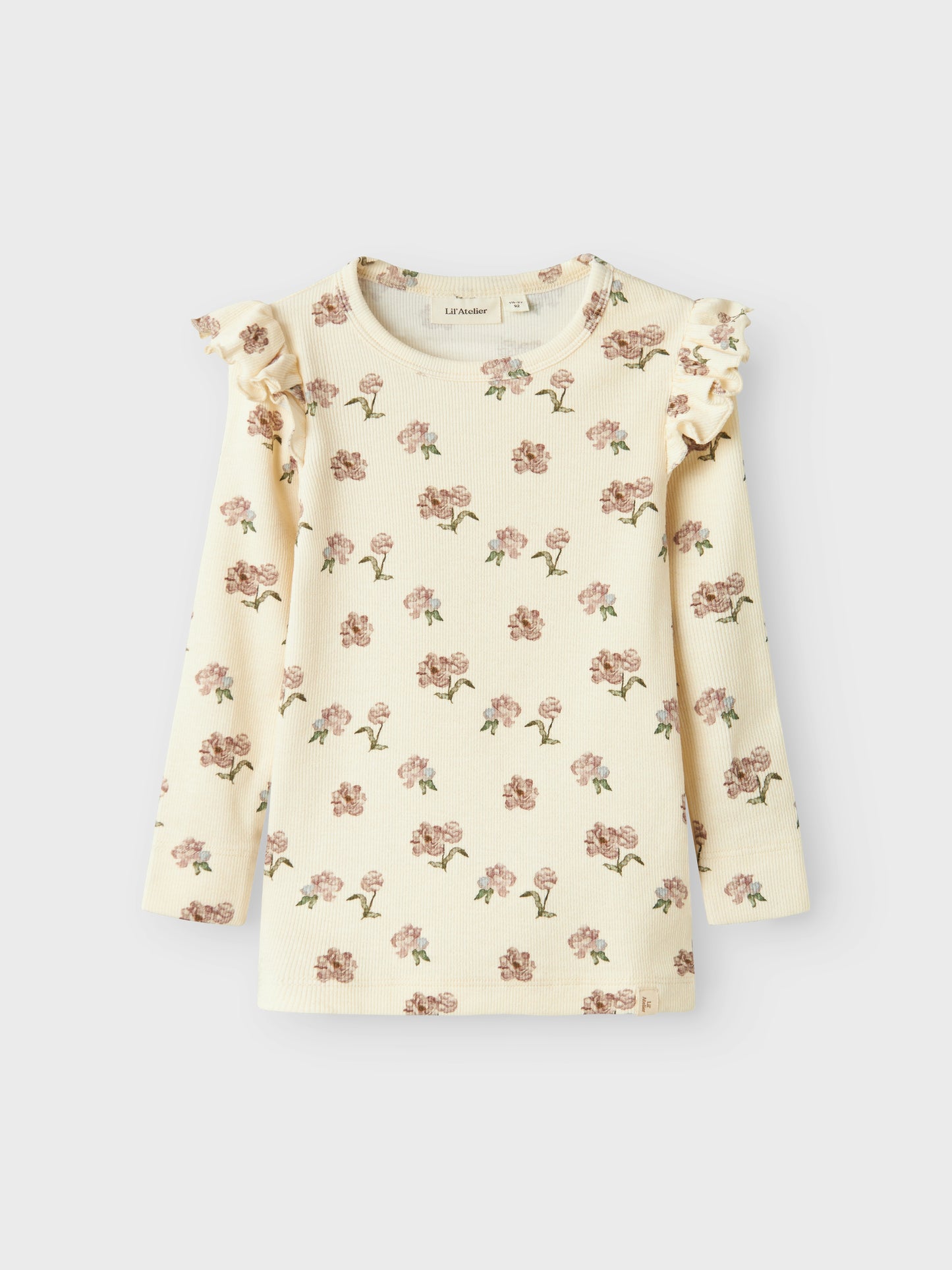 Lil Atelier Mini | Gavo Slim Genser - Turtledove Peony