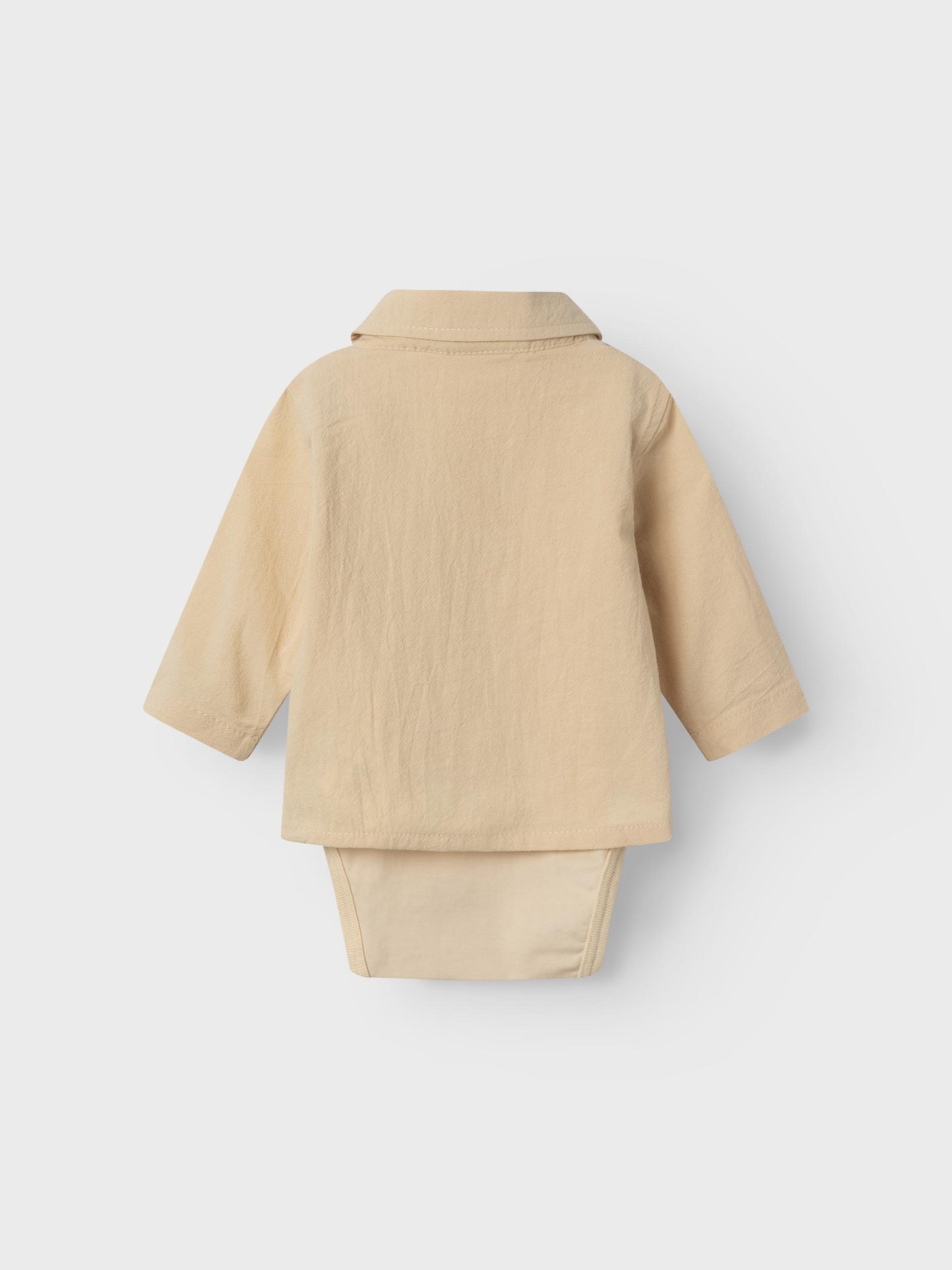 Lil Atelier Baby | Ruba Boxy Body Shirt - Wood Ash