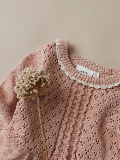 Lil Atelier Mini | Loro Knit Dress - Sirocco