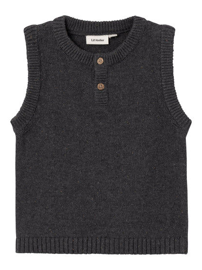 Lil Atelier Mini | Galto knit Vest - Periscope