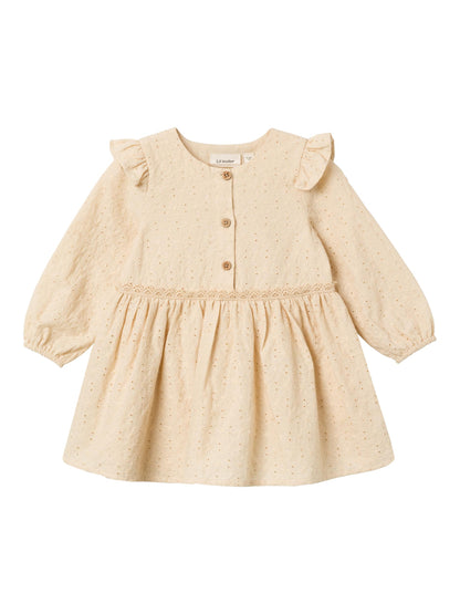 Lil Atelier Baby| Rumina Loose Dress - Wood Ash