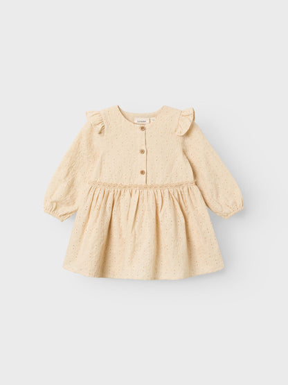 Lil Atelier Baby| Rumina Loose Dress - Wood Ash