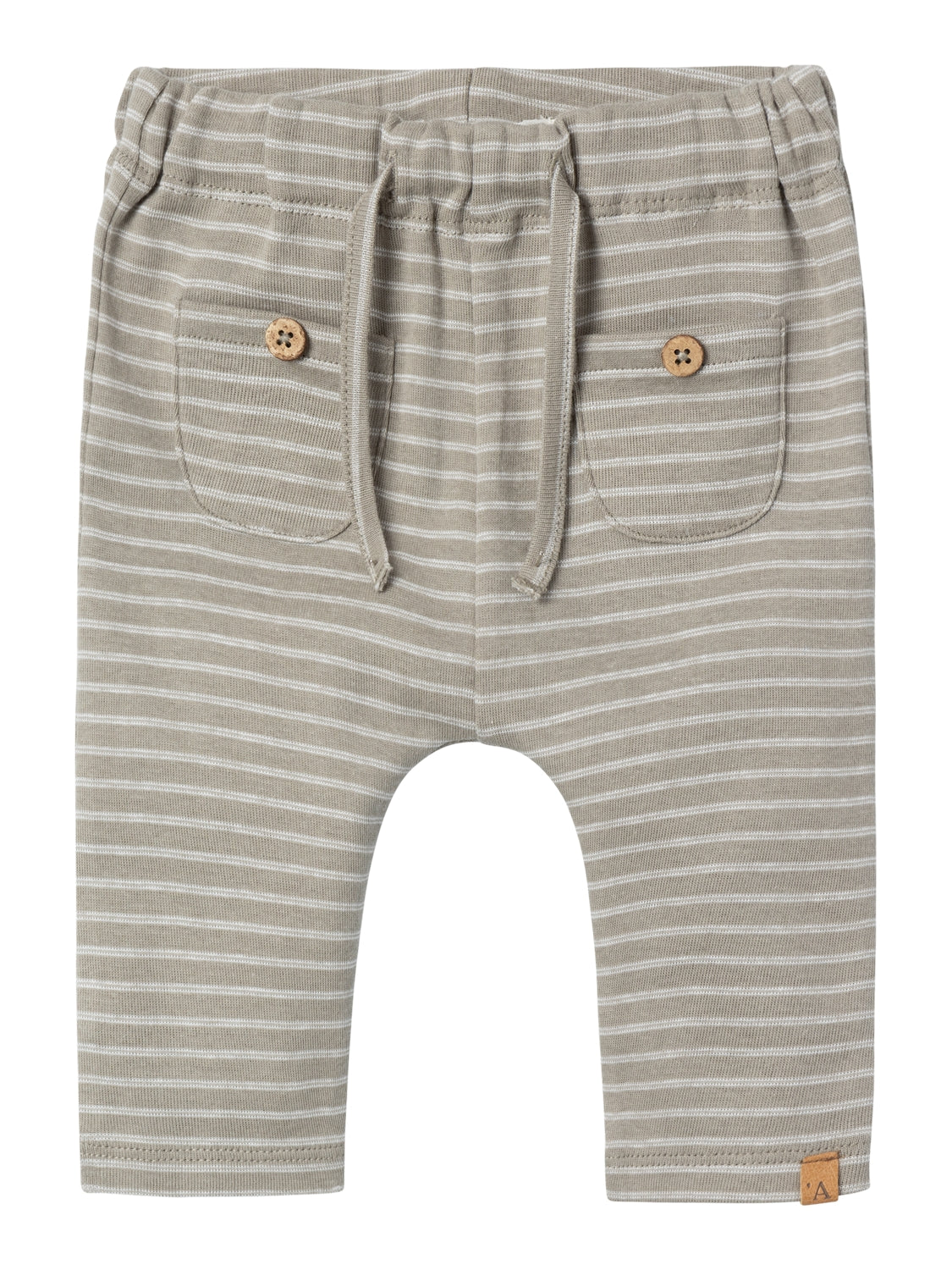 Lil Atelier Baby | Lajos Reg Bomullsbukse - Laurel Oak