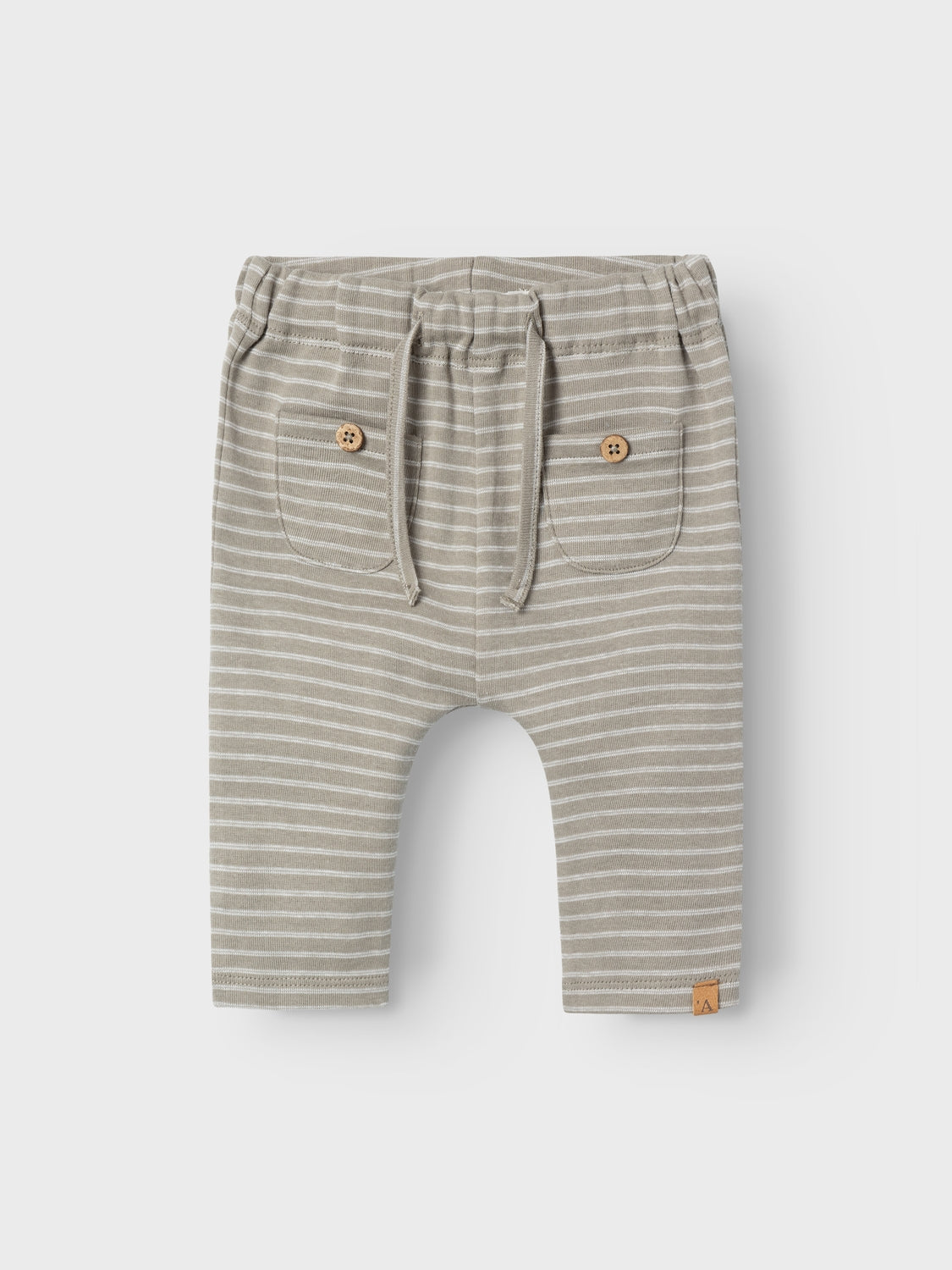 Lil Atelier Baby | Lajos Reg Bomullsbukse - Laurel Oak